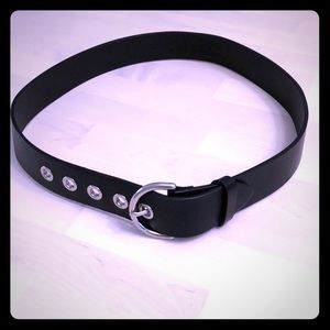 COACH Leather Grommet Belt